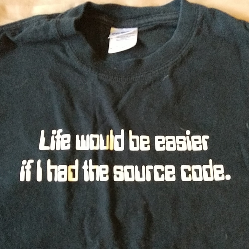 Life would be easier with source code